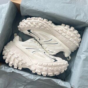 Gently Used Balenciaga Defender Size 12/45 White and Black ASICS